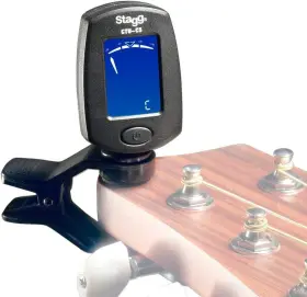 CTU-C5 STAGG Bk Backlit Clip Chromatic Tuner #3