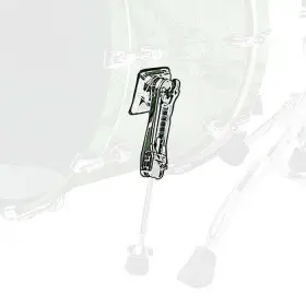 TAMA-MSB35L TAMA Starclassic Bass Drum Spur Bracket Drummers