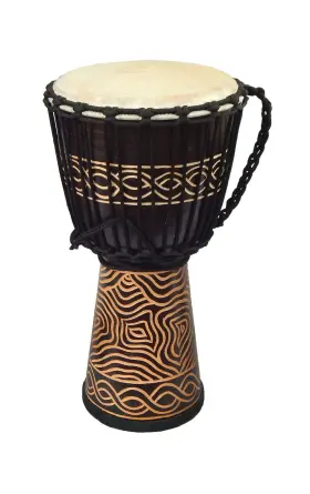 38240975A TERRE Percussion Djembe Standard Line Carve Drum