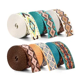 DAILY-2182 TEYVA DAILY Rolls Boho Webbing Yard Printed Straps DAILY-2182 TEYVA DAILY Rolls Boho Webbing Yard Printed Straps