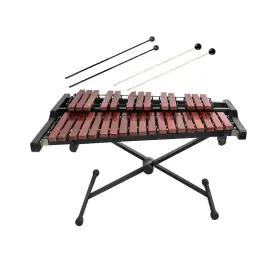 DMQ-32 TNZMART Key Xylophone Set Stand Wooden Glockenspiel