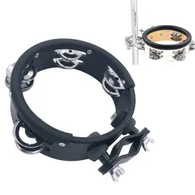1210-1211 TUOREN Wood Percussion Jingle Tambourine Mountable 1210-1211 TUOREN Wood Percussion Jingle Tambourine Mountable