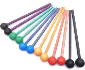 7425 TUOREN Rubber Xylophone Mallets Tongue Drum #3