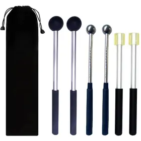 T01372 TUOREN Steel Tongue Drum Mallets Storage Bag Rubber He