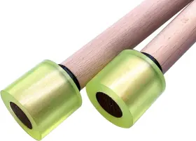 T0584 TUOREN Steel Drum Pan Mallets Sticks Rubber Drumstick #3