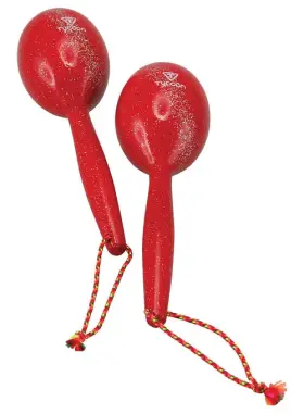 755500 TYCOON Wooden Maracas Diamond Finish