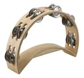 755535 TYCOON Deluxe Wooden Moon Tambourine 755535 TYCOON Deluxe Wooden Moon Tambourine