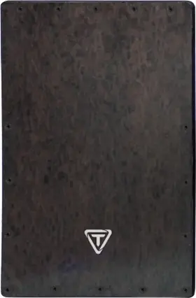 TKX-29RFP TYCOON PERCUSSION Acrylic Cajon Makah Burl Front