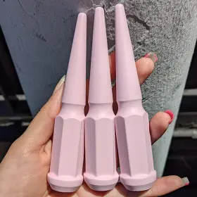 14X1.5 VENUM WHEEL ACCESSORIES Powder Coated Flat Pink Spike