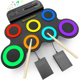 G2002 VERKTOP Electric Drum Set Speaker Kids Pad Po Kit