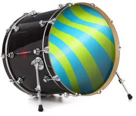 142603DRMKICK22USK WRAPTORSKINZ Skin Decal Wrap Bass Kick