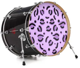 142671DRMKICK22USK WRAPTORSKINZ Skin Decal Wrap Bass Kick