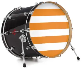 143290DRMKICK22USK WRAPTORSKINZ Skin Decal Wrap Bass Kick
