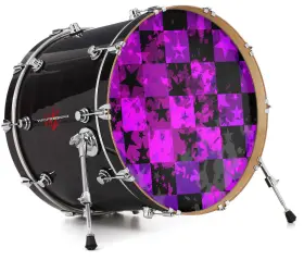 143407DRMKICK22USK WRAPTORSKINZ Skin Decal Wrap Bass Kick