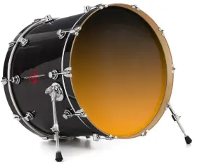 147462DRMKICK26USK WRAPTORSKINZ Decal Skin Bass Kick Drum