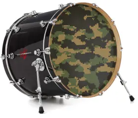 147586DRMKICK26USK WRAPTORSKINZ Decal Skin Bass Kick Drum