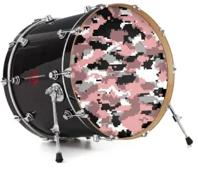 147589DRMKICK26USK WRAPTORSKINZ Decal Skin Bass Kick Drum