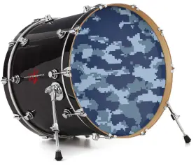 147591DRMKICK26USK WRAPTORSKINZ Decal Skin Bass Kick Drum