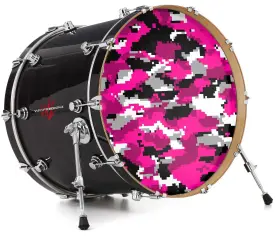 147592DRMKICK26USK WRAPTORSKINZ Decal Skin Bass Kick Drum