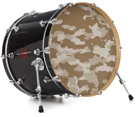 147595DRMKICK26USK WRAPTORSKINZ Decal Skin Bass Kick Drum