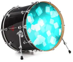 148300DRMKICK26USK WRAPTORSKINZ Decal Skin Bass Kick Drum