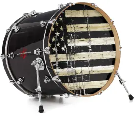 152137DRMKICK20USK WRAPTORSKINZ Decal Skin Bass Kick Drum