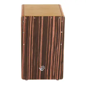 X8-CJ-HL-EB X8 DRUMS Booming Bass Snare Ebony Cajon