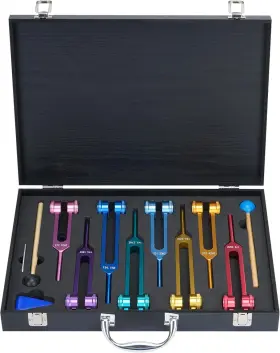 USN6-0002 YESHINE Chakra Tuning Fork Set Soul Solfeggio USN6-0002 YESHINE Chakra Tuning Fork Set Soul Solfeggio