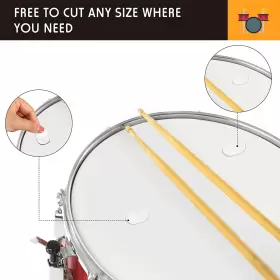 445006597582 YESHONE Drum Gel Dampeners Pads Silicone Dampeni #3 445006597582 YESHONE Drum Gel Dampeners Pads Silicone Dampeni #3
