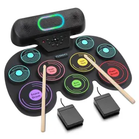 741365732778 YUOIOYU Drum Set Roll Up Midi Pa Kit