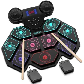 DRUM0 YUOIOYU Drum Set Electric Roll Up Kit DRUM0 YUOIOYU Drum Set Electric Roll Up Kit