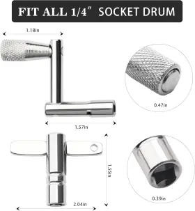 GJBS-1 YUSBUTON Yubolda Pack Drum Keys Tool Tuning High #2