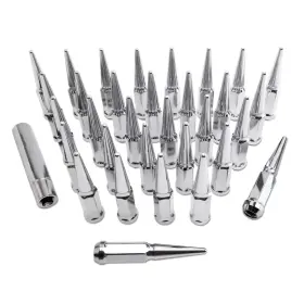 PX-0020 YWPXMY Wheel Spike Lug Nuts Cone Bulge Seat Wit Kit