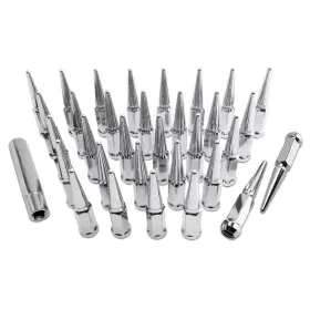 PX-0022 YWPXMY Wheel Spike Lug Nuts Cone Bulge Seat Wit Kit