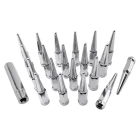 PX-0023 YWPXMY Wheel Spike Lug Nuts Cone Bulge Seat Wit Kit