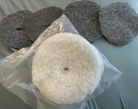 P0753 ZILDJIAN Nos Cymbal Pads Lambs Wool Marching Concert Bg P0753 ZILDJIAN Nos Cymbal Pads Lambs Wool Marching Concert Bg