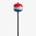Danmar Red White & Blue Felt Bass Drum Beater, Black Shaft. Fixed Price $30.38.