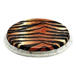 Bongo, Tucked, 8.5 Skyndeep Tiger Stripe Graphic Drum Head. Fixed Price $95.99.