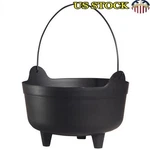 Halloween Kettle Prop Haunted House Decoration Trick/treating 13.5"x10 New. Fixed Price $36.42.