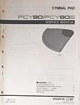 Yamaha Pcy80 Pcy80s Cymbal Pad Original Service Manual, Schematics, Parts List. Fixed Price $19.99.