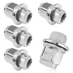 Mlahuier 5pcs M12x1.5 Chrome Lug Nuts, Closed End Mag M12 X 1.5,. Fixed Price $17.88.