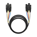 Phenyx Pro 4-channel Xlr Snake Cable,color-coded Male To Female Patch Wire W/.... Fixed Price $66.85.
