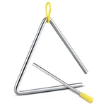 Tiptap Hand Percussion Triangle, 6in Musical Steel Triangle With Silver. Fixed Price $9.07.