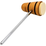 Low Boy Felt Daddy Beater In Natural With Black Stripes. Fixed Price $40.00.