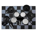 Aucuda Checkerboard Drum Rug 4x6ft Mat Outdoor, Tightly Woven Fabric Coo.... Fixed Price $83.83.