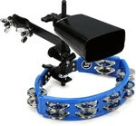 Latin Percussion Cyclops Tambourine With City Cowbell And Mount Pack. Fixed Price $77.99.
