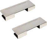 Tuoren 2pack Metal Hoop Protector For Wood Bass Drum Hoops 100mm X 30mm Silver. Fixed Price $14.40.