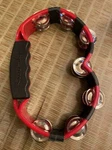 Tycoon Red Hand Held Tambourine - Bright Brass Jingles Sounds Great!!. Fixed Price $19.99.