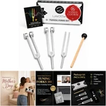Calibrated Weighted Tuning Forks 128hz 256hz 512hz Video Course Included. Fixed Price $72.99.