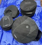 Road Runner 4 Piece Fusion Racket Drum Bag Set Light Use Sheep Skin Fur Padded. Fixed Price $155.88.